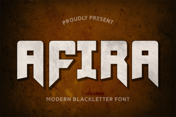 Afira: A Bold Take on Modern Blackletter Typography