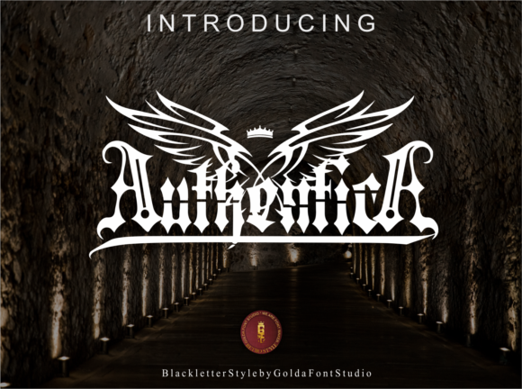 Authentica: A Blackletter Font with Vintage Charm