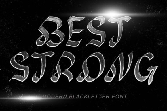 Best Strong: A Modern Blackletter Font for Bold Branding