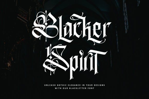 Blacker Spirit: Mastering Bold Branding with This Typeface