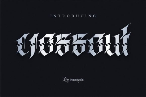 Crossout: Blending Blackletter Heritage with Modern Edge