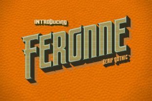 Feronne Family: A Blackletter Typeface That Commands Attention