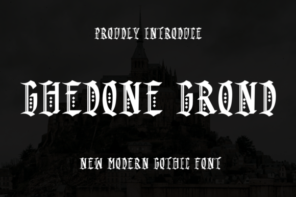 Ghedone Grond: A Blackletter Font with Modern Power