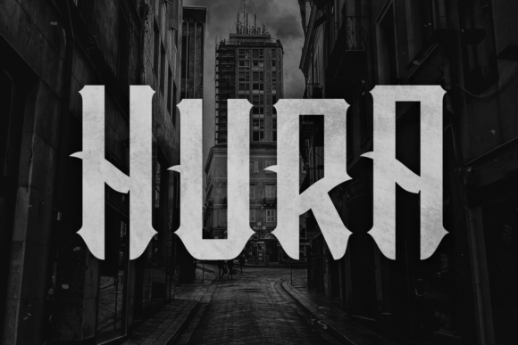 Hura: The Blackletter Font for Bold Branding