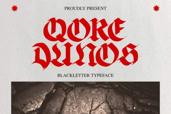Qore Dunos: The Blackletter Font for Modern Edge