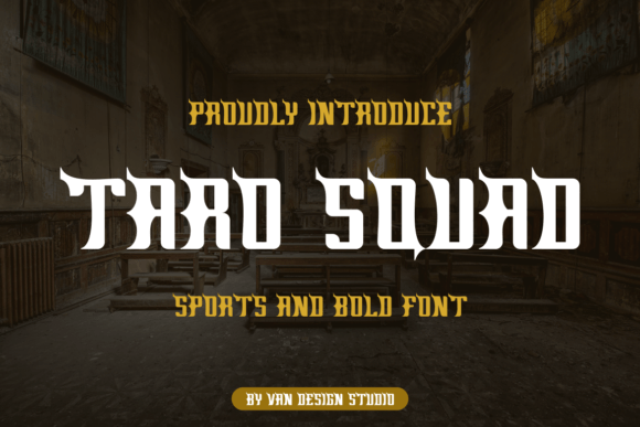 Taro Squad: A Modern Blackletter Font for Magical Designs