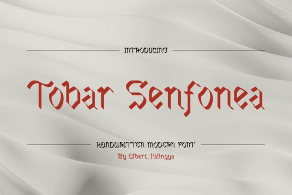 Tobar Senfonea: Bold Blackletter for Confident Design