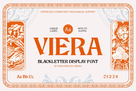 Viera: The Black Letter Font for Bold, Modern Branding