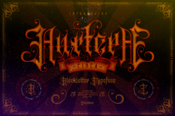 Why Auxtera Circa is the Bold Blackletter Font Your Projects Need